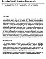 Structural Damage Identification Using a Bayesian Model Selection Framework