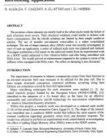 Experimental Investigation Toward an SMA Retrofitting Application