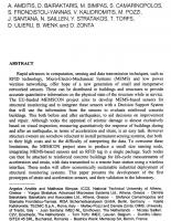 Wireless Sensor Networks for Seismic Evaluation of Concrete Buildings