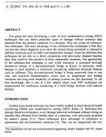 Application of Online NDT Techniques to Decommissioned Bridge Testing