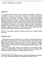 Ultrasonic Guided Waves SHM for Sign Support Structure