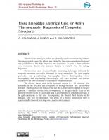 Using Embedded Electrical Grid for Active Thermography Diagnostics of Composite Structures