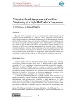 Vibration-Based Symptoms in Condition Monitoring of a Light Rail Vehicle Suspension