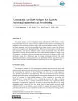 Unmanned Aircraft Systems for Remote Building Inspection and Monitoring