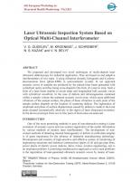 Laser Ultrasonic Inspection System Based on Optical Multi-Channel Interferometer