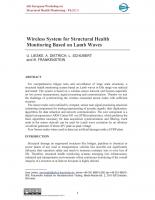 Wireless System for Structural Health Monitoring Based on Lamb Waves