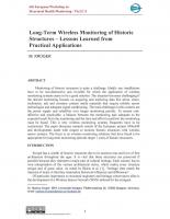 Long-Term Wireless Monitoring of Historic Structures - Lessons Learned from Practical Applications