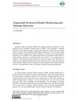 Sequential Structural Health Monitoring and Damage Detection