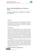 Sensor Fault Identification on Laboratory Tower