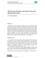 Monitoring of Bridges with Static Strain and Displacement Data