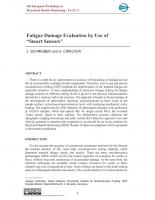 Fatigue Damage Evaluation by Use of "Smart Sensors"