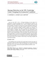 Damage Detection on the NPL Footbridge Under Changing Environmental Conditions