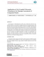 Application of Air-Coupled Ultrasonic Transducers for Damage Assessment of Composite Panels