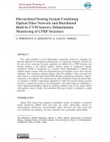 Hierarchical Sensing System Combining Optical Fiber Network and Distributed Built-in CVM Sensors: Delamination Monitoring of CFRP Structure