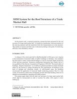 SHM System for the Roof Structure of a Trade Market Hall