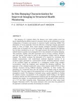 In Situ Damping Characterization for Improved Imaging in Structural Health Monitoring