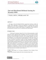 Fast and Distributed Brillouin Sensing for Dynamic SHM