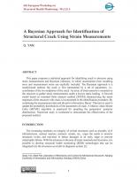 A Bayesian Approach for Identification of Structural Crack Using Strain Measurements