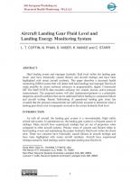 Aircraft Landing Gear Fluid Level and Landing Energy Monitoring System