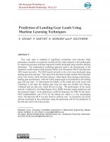 Prediction of Landing Gear Loads Using Machine Learning Techniques