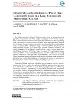 Structural Health Monitoring of Power Plant Components Based on a Local Temperature Measurement Concept