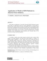 Application of Modern SHM Methods in Electric Power Industry