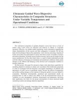 Ultrasonic Guided Wave Dispersive Characteristics in Composite Structures Under Variable Temperature and Operational Conditions