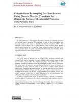 Feature-Based Resampling for Classification Using Discrete Wavelet Transform for Diagnostic Purposes of Industrial Processes with Periodic Data